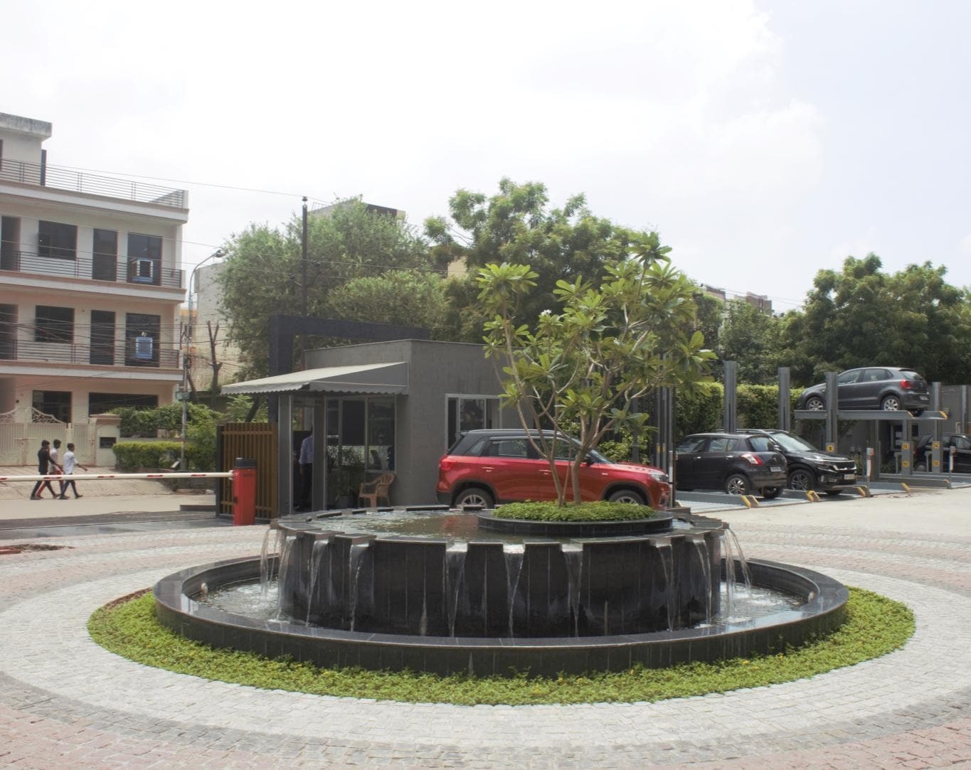 Campus driveway — Netsmartz Square, Mohali