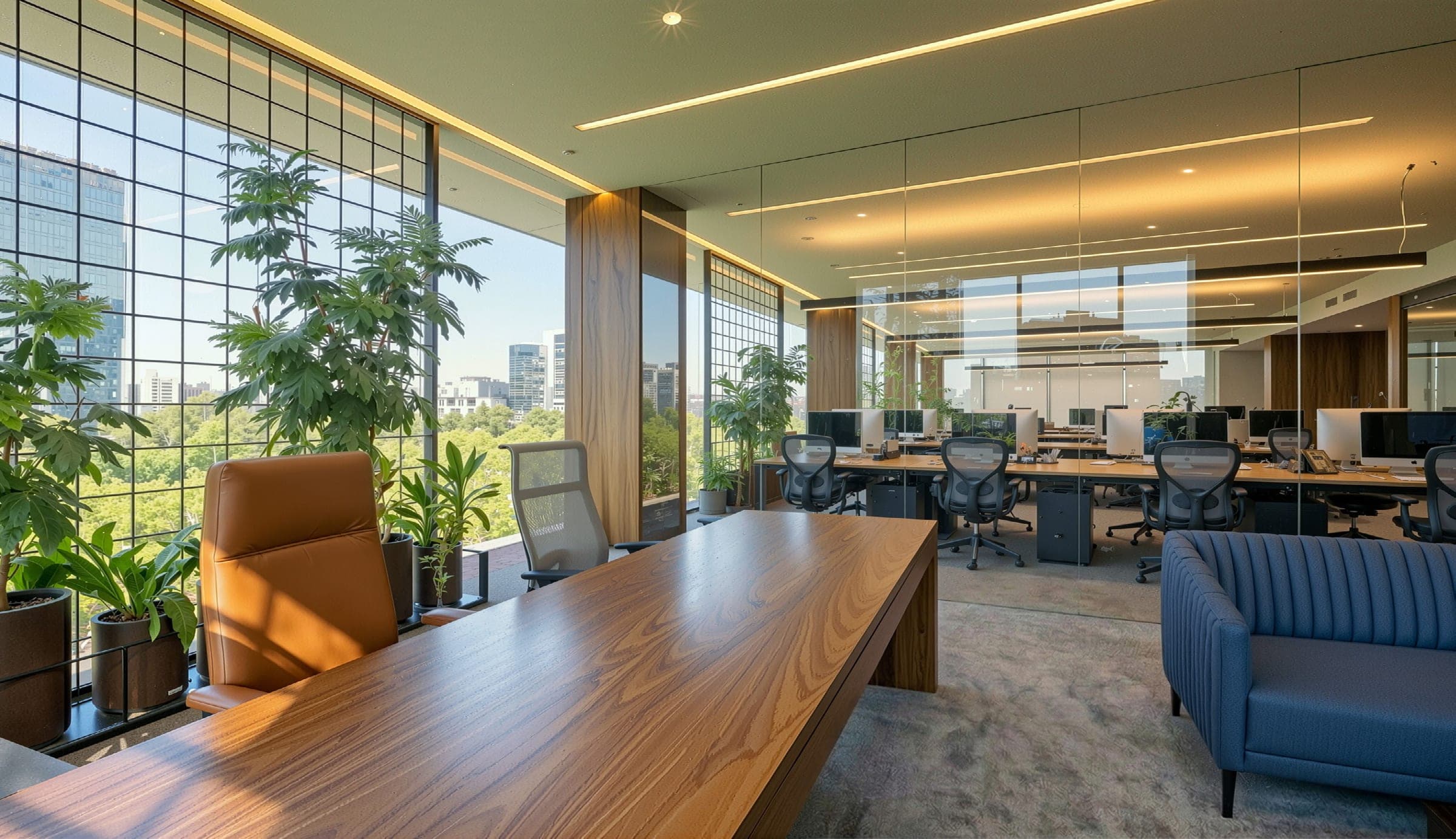 Indicative fitted office at NOVA-245, Sector 75 Mohali — architectural render