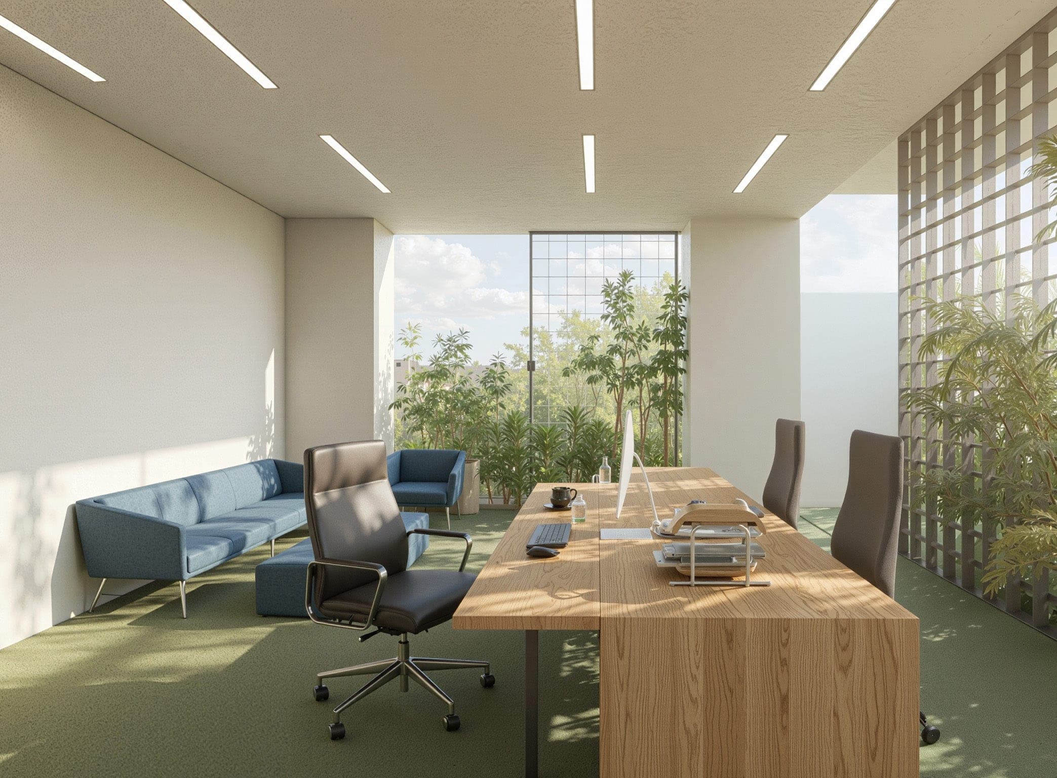 Indicative meeting room at NOVA-245, Sector 75 Mohali — architectural render